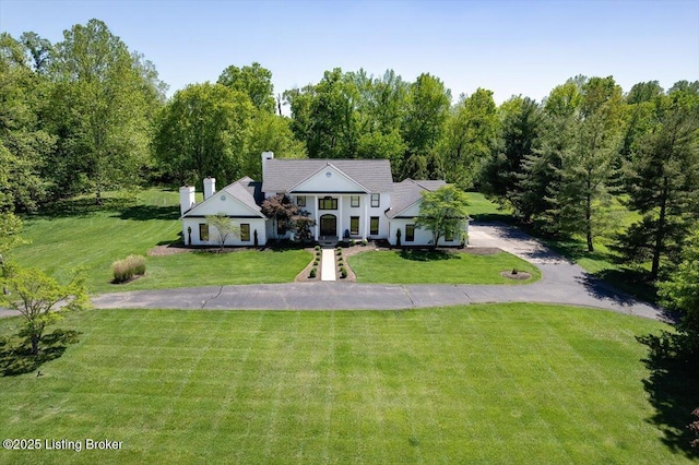 11308 Bodley Dr, Louisville, KY 40223 - greek revival house featuring a front lawn
