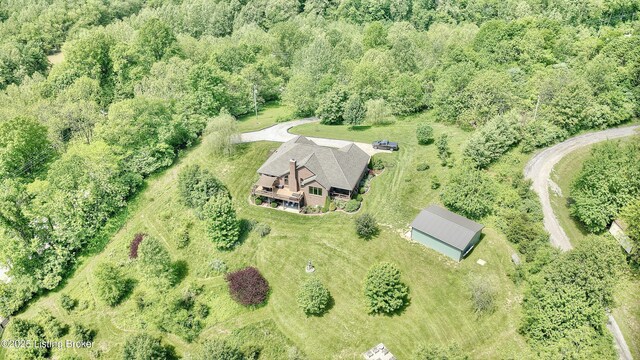 aerial overview of property's location