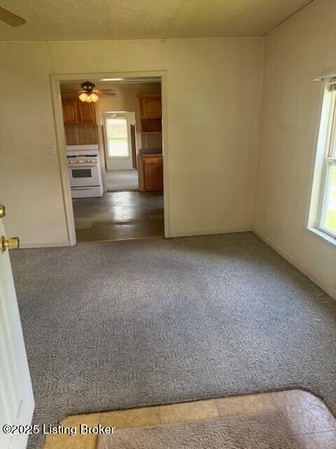 229 Beech Grove Rd, Shepherdsville, KY 40165 - carpeted spare room featuring a ceiling fan