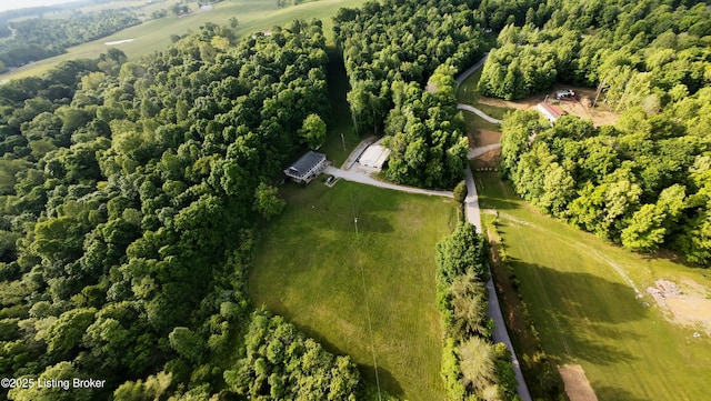 744 Bear Creek Rd, Leitchfield, KY 42754 - aerial view of property's location featuring a heavily wooded area