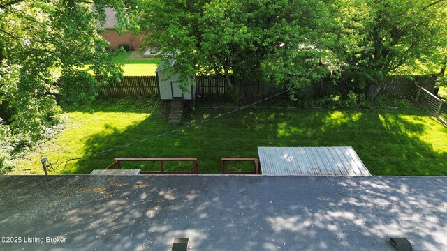 117 Northridge Dr, Bedford, KY 40006 - view of yard with a storage shed and an outbuilding