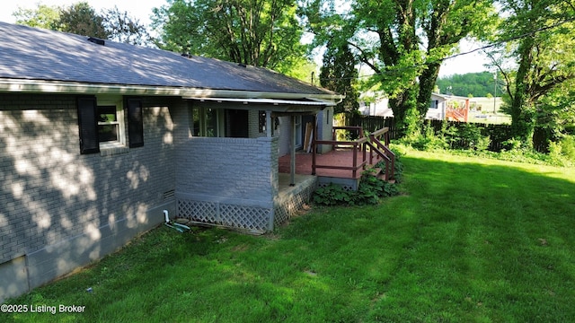 117 Northridge Dr, Bedford, KY 40006 - view of home's exterior with brick siding and a lawn