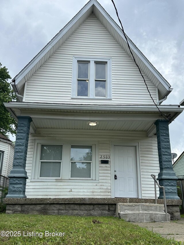 2503 W Main St, Louisville, KY 40212 - view of front of property with covered porch