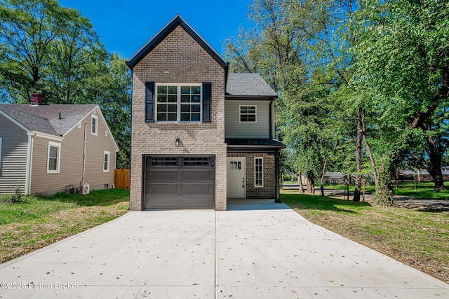 114 N Elm Grove Ave, Bardstown, KY 40004 - traditional-style house with brick siding, driveway, a garage, and a front lawn