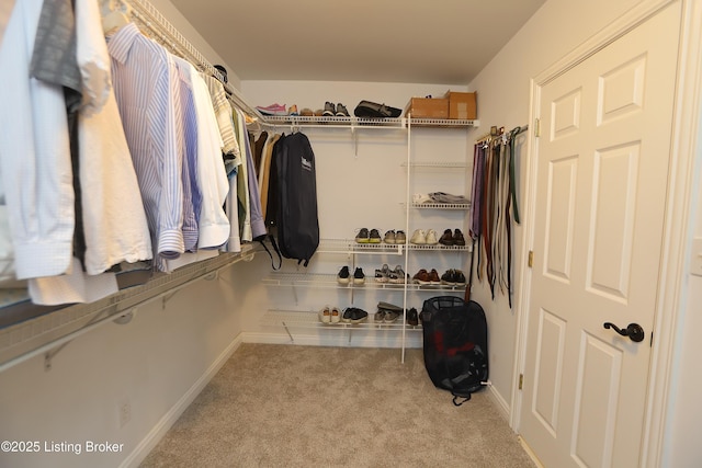 6211 Perrin, Crestwood, KY 40014 - walk in closet featuring carpet floors