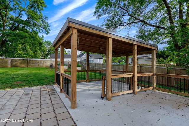 view of patio