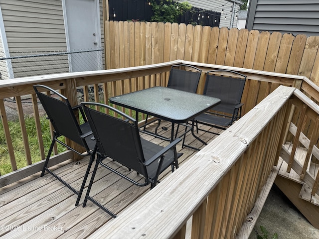 1254 S Preston St, Louisville, KY 40217 - view of wooden terrace