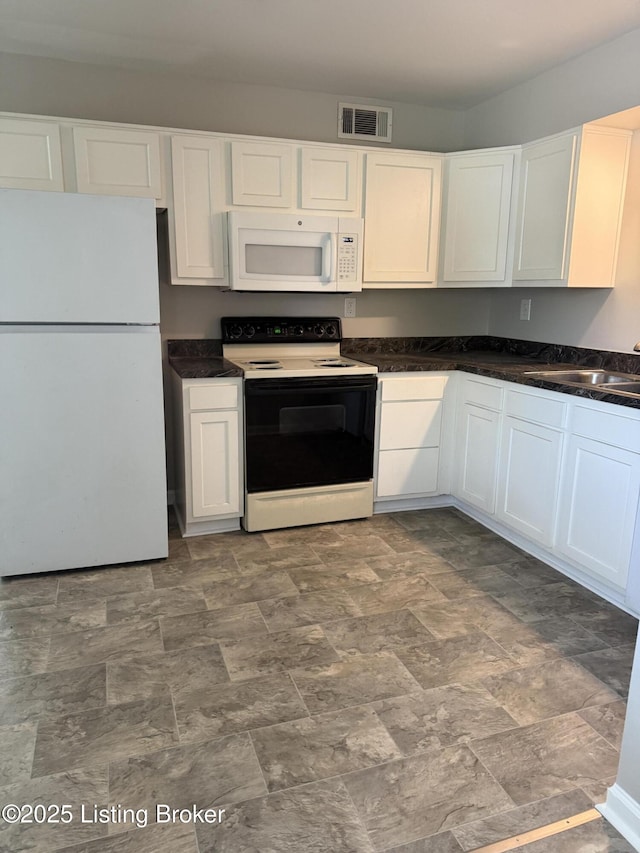 254 Greenbriar Ln, Louisville, KY 40229 - kitchen with white appliances and white cabinets