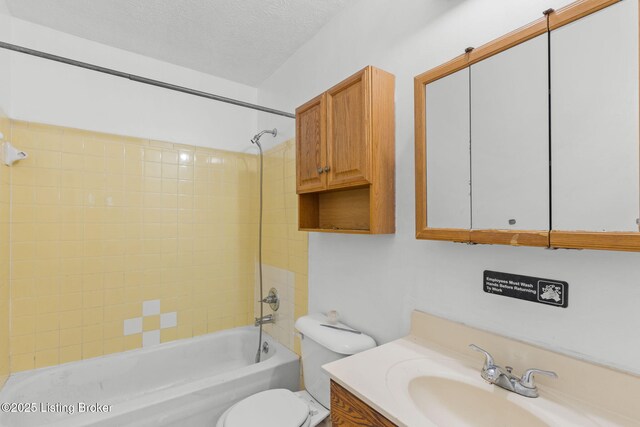 5113 Baywood Dr, Louisville, KY 40241 - bathroom with toilet, bathing tub / shower combination, and vanity