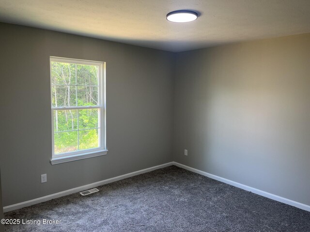 414 Park Hill Ct, Bardstown, KY 40004 - empty room with dark colored carpet and baseboards