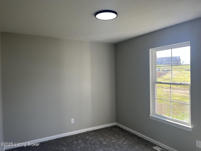 414 Park Hill Ct, Bardstown, KY 40004 - empty room featuring plenty of natural light, dark carpet, and baseboards