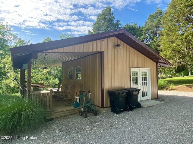 1222 Mountain View Rd, Falls Of Rough, KY 40119 - view of outbuilding with a carport