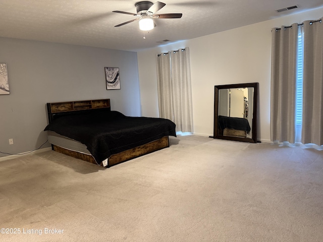 8005 Grandmeadow Ln, Louisville, KY 40258 - bedroom with carpet, baseboards, and ceiling fan