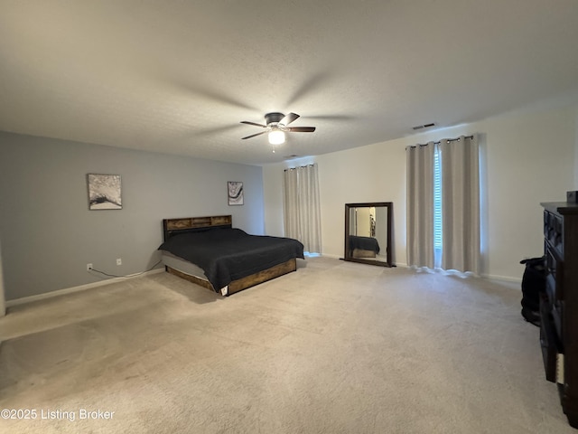 8005 Grandmeadow Ln, Louisville, KY 40258 - carpeted bedroom featuring baseboards and ceiling fan