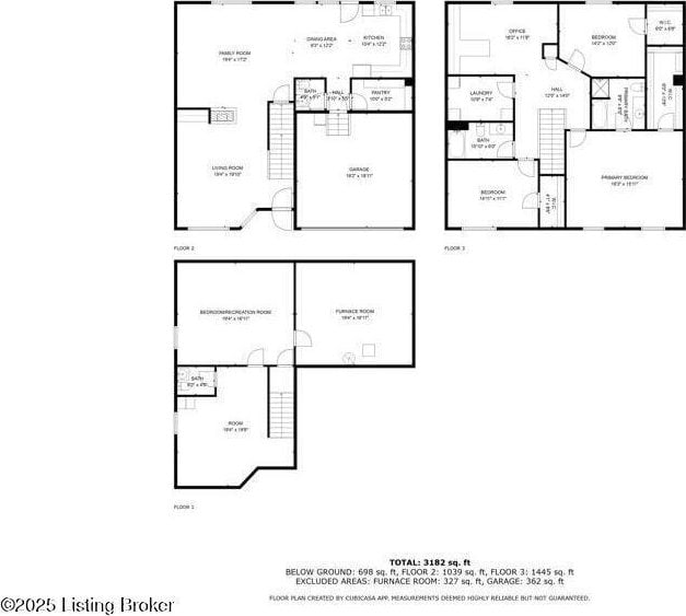 8005 Grandmeadow Ln, Louisville, KY 40258 - floor plan / room layout