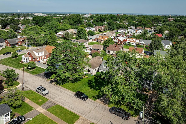607 Penguin St, Louisville, KY 40217 - aerial perspective of suburban area featuring a tree filled landscape