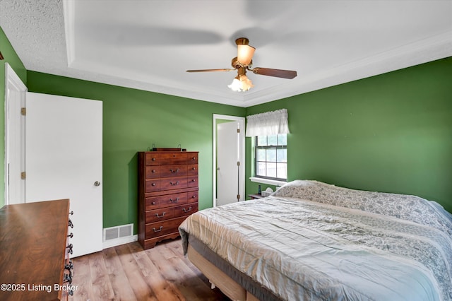 1401 Brooks Hill Rd, Brooks, KY 40109 - bedroom with wood finished floors, ceiling fan, and baseboards