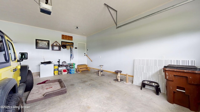30 Bell Ct, Bedford, KY 40006 - garage with a garage door opener