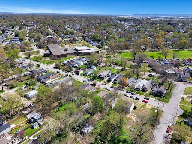 611 E Hill St, Louisville, KY 40217 - aerial overview of property's location with nearby suburban area