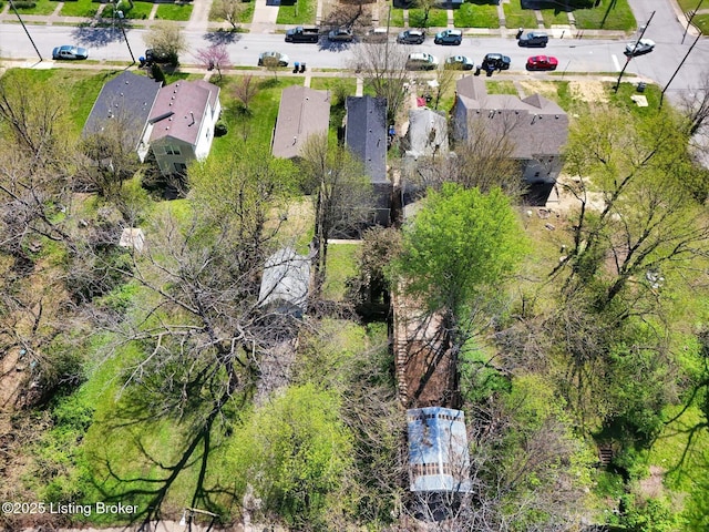 611 E Hill St, Louisville, KY 40217 - aerial perspective of suburban area