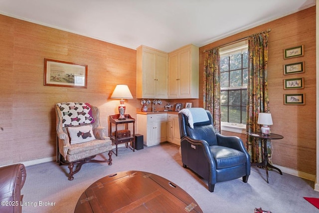 1802 Park Boundary Rd, Louisville, KY 40205 - living area featuring light carpet and baseboards