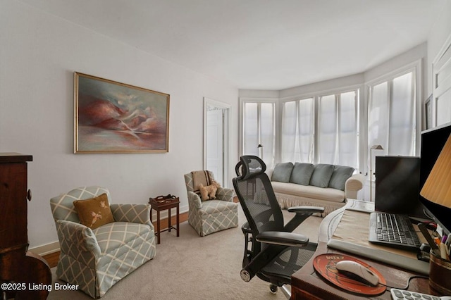 1802 Park Boundary Rd, Louisville, KY 40205 - carpeted home office with healthy amount of natural light and baseboards