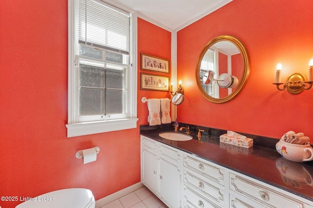 1802 Park Boundary Rd, Louisville, KY 40205 - bathroom featuring toilet, vanity, and tile patterned floors