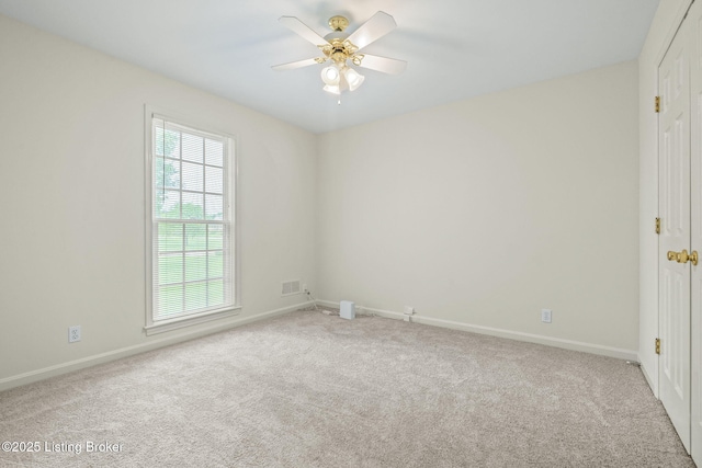 2434 Eastwood Cir, Crestwood, KY 40014 - empty room featuring carpet floors, baseboards, and a ceiling fan