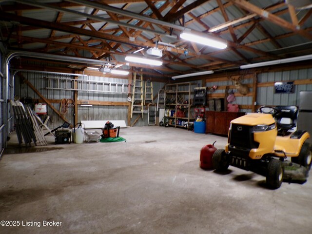 791 W Blue Lick Rd, Shepherdsville, KY 40165 - garage with a garage door opener