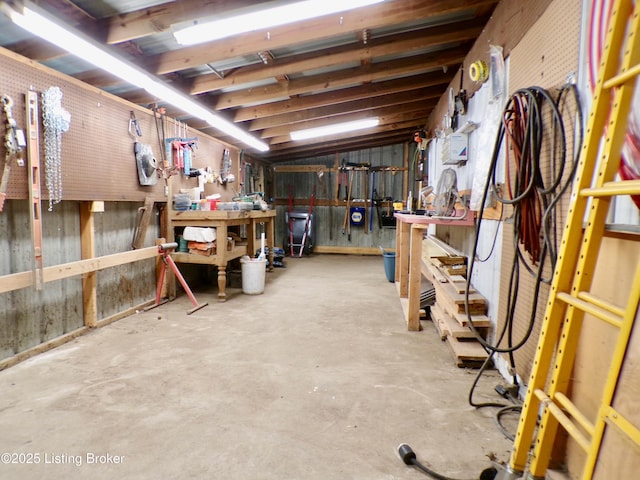 791 W Blue Lick Rd, Shepherdsville, KY 40165 - basement featuring a workshop area