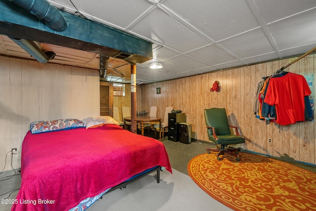 1412 Haskin Ave, Louisville, KY 40215 - bedroom featuring wooden walls