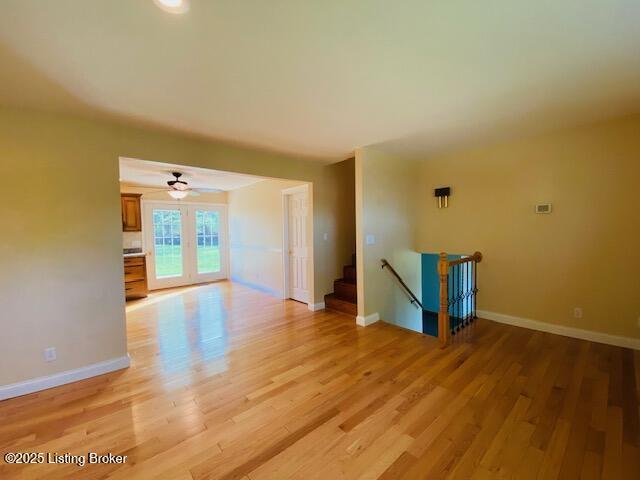 606 Nally Ct, Bardstown, KY 40004 - spare room featuring light wood-style floors and baseboards