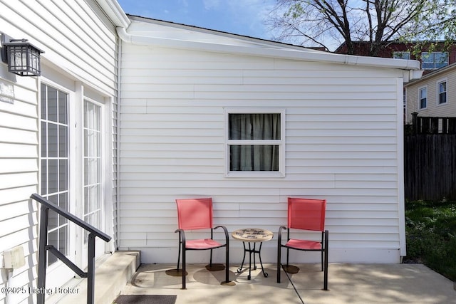 1517 Hoertz Ave, Louisville, KY 40217 - view of patio / terrace featuring fence