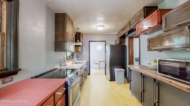 5303 Park Rd, Louisville, KY 40214 - kitchen featuring stainless steel appliances and a sink