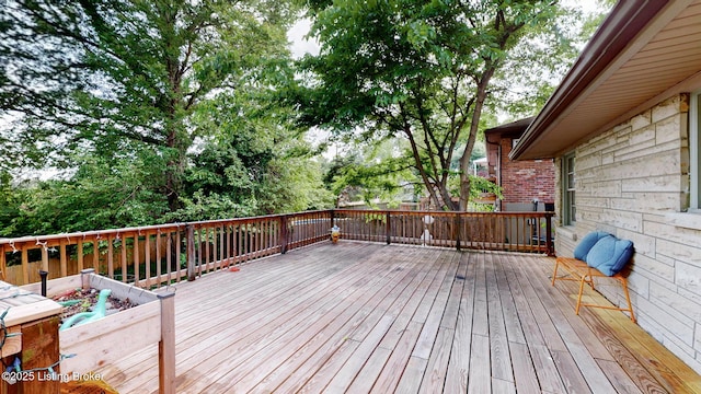 5303 Park Rd, Louisville, KY 40214 - view of wooden deck