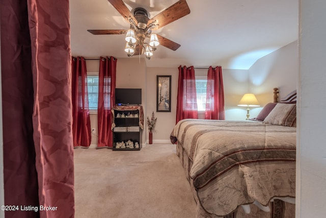 3085 Centerview Rough River Ln, Hudson, KY 40145 - carpeted bedroom featuring multiple windows and ceiling fan