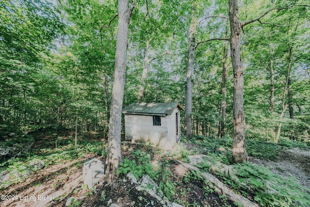 3085 Centerview Rough River Ln, Hudson, KY 40145 - view of shed featuring a view of trees