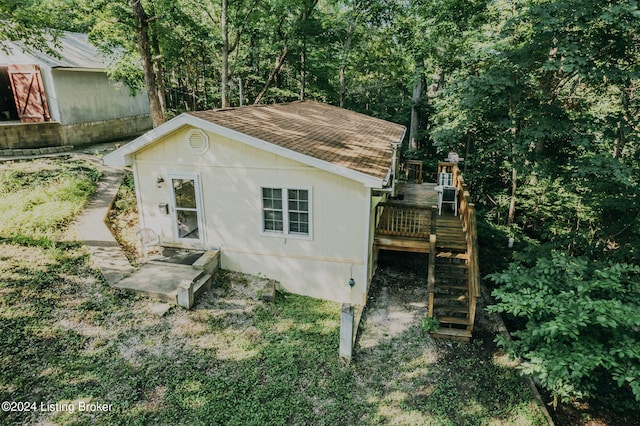 3085 Centerview Rough River Ln, Hudson, KY 40145 - view of outbuilding featuring stairs