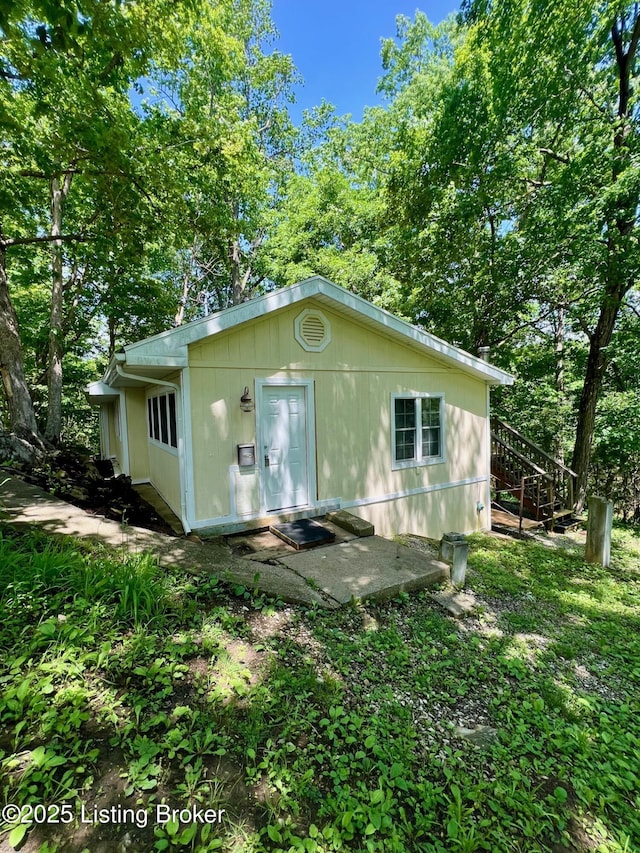 3085 Centerview Rough River Ln, Hudson, KY 40145 - view of outbuilding with stairway