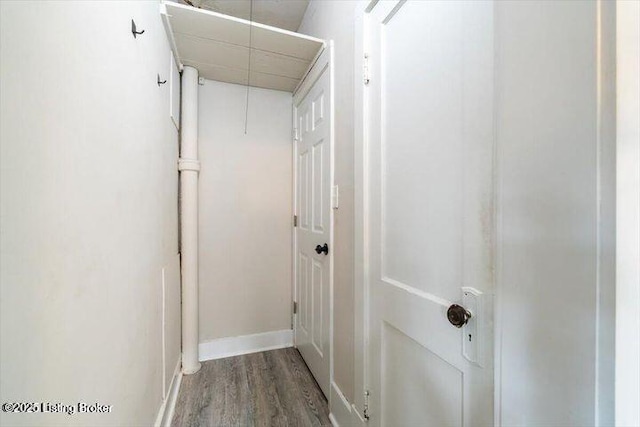 1205 Fischer Ave, Louisville, KY 40204 - hall with wood finished floors and baseboards