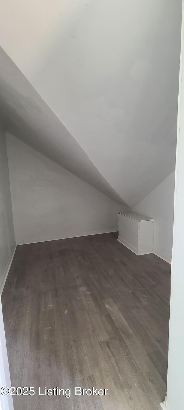 1033 Lynnhurst Ave, Louisville, KY 40215 - additional living space featuring wood finished floors and lofted ceiling