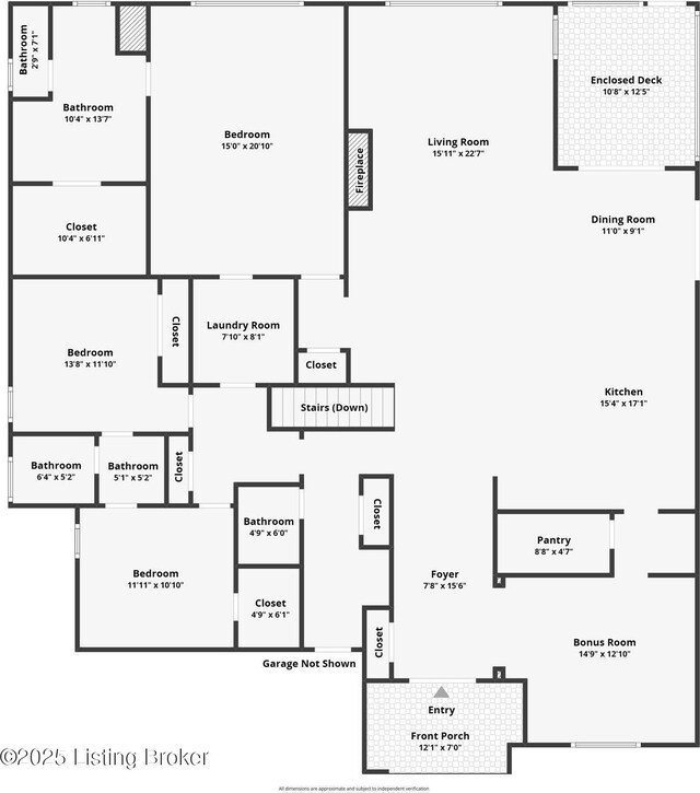 15905 Cabin View Ln, Louisville, KY 40245 - property floor plan