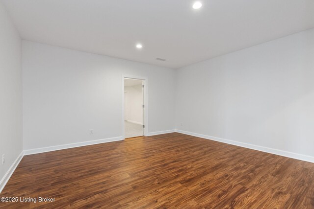 15905 Cabin View Ln, Louisville, KY 40245 - empty room featuring wood finished floors, baseboards, and recessed lighting
