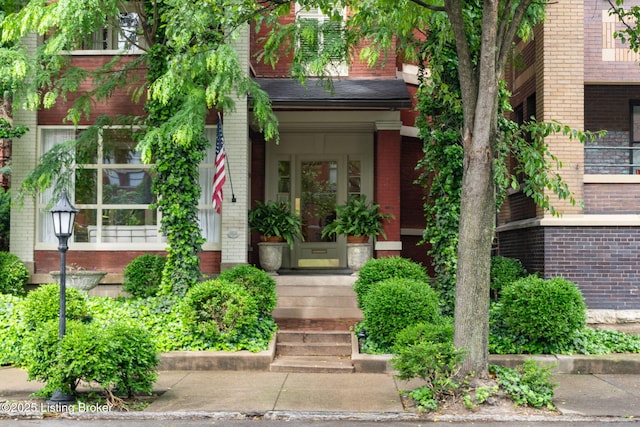 1204 S 2nd St Unit 1, Louisville, KY 40203 - view of exterior entry with brick siding