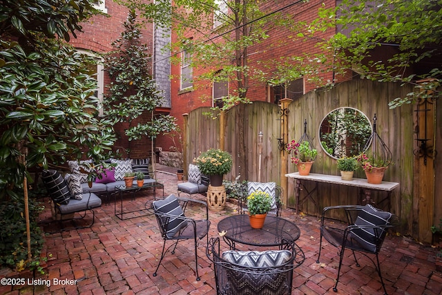 1204 S 2nd St Unit 1, Louisville, KY 40203 - view of patio with an outdoor hangout area