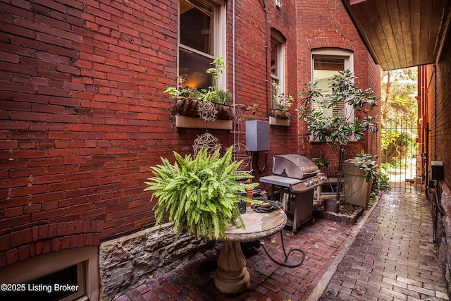 1204 S 2nd St Unit 1, Louisville, KY 40203 - view of patio featuring a grill