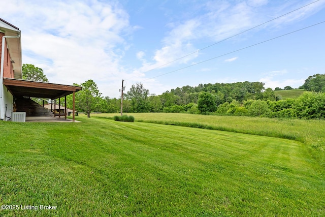 2200 Anneta Rd, Leitchfield, KY 42754 - view of green lawn with central AC unit