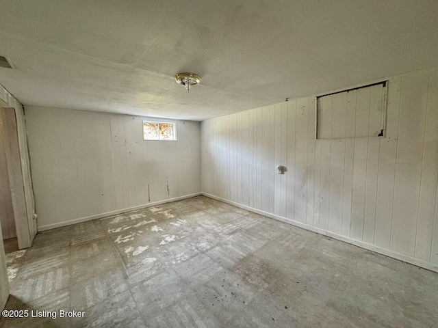 4813 Fox Chase Dr, Shepherdsville, KY 40165 - empty room with wooden walls and baseboards