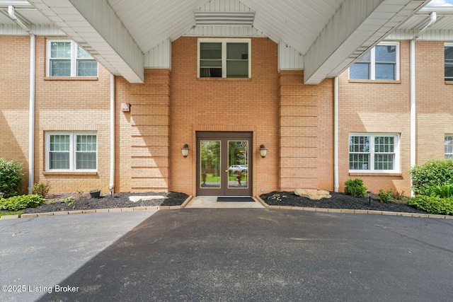 8625 Shelbyville Rd Apt 202, Bellemeade, KY 40222 - entrance to property featuring brick siding and french doors