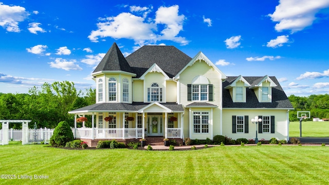 victorian home with a porch